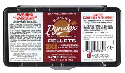  Hodgdon Pyrodex Pellets 50cal 50gr 100ct # P5050
