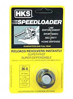 HKS 36-A Speedloader 38SPL - 357MAG #36-A